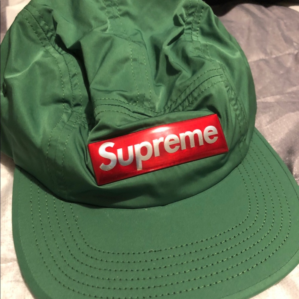 Supreme Liquid Metal Green Hat